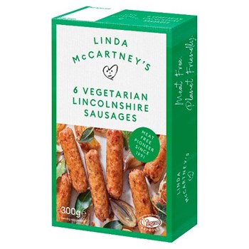 Linda McCartney's 6 Vegetarian Lincolnshire Sausages 300g