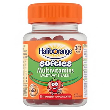 Haliborange Softies Multivitamins 3-12 Years 30 Strawberry Flavour Softies