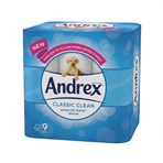 Andrex Classic Clean Toilet Tissue 9 Rolls