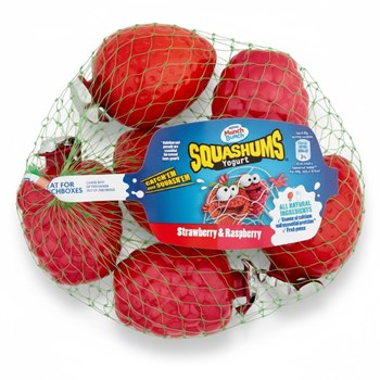 Munch Bunch Squashums Shapes Strawberry & Raspberry 6x60g