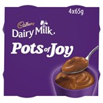 Cadburys Dairy Milk Pots of Joy Chocolate Dessert 4x65g