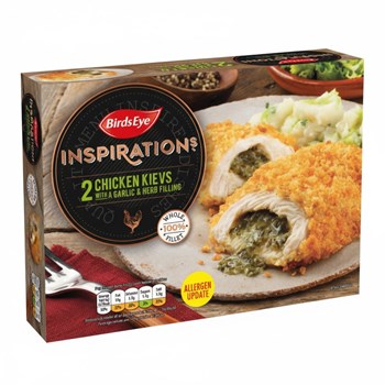 Birds Eye 2 Inspirations Chicken Kievs with a Garlic & Herb Filling 300g