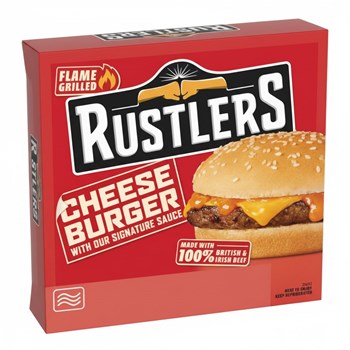Rustlers Flame Grilled Cheese Burger 141g