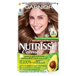 Garnier Nutrisse 6 Light Brown Permanent Hair Dye