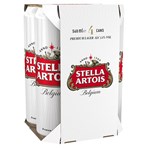 Stella Artois Belgium Premium Lager Beer Cans 4 x 568ml