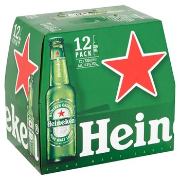 Heineken Original Lager Beer 12 x 330ml