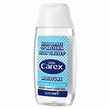Carex Antibacterial Hand Sanitiser Gel Moisture 50ml