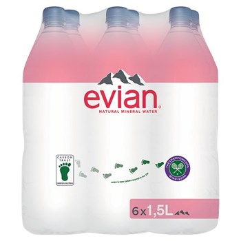 evian Still Natural Mineral Water 6 x 1.5L