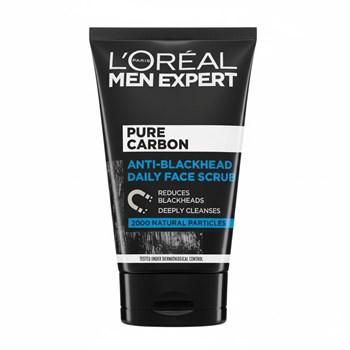 L'Oreal Paris Men Expert Pure Carbon Anti-Blackhead Deep Cleansing Daily Face Scrub 100ml