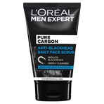 L'Oreal Paris Men Expert Pure Carbon Anti-Blackhead Deep Cleansing Daily Face Scrub 100ml