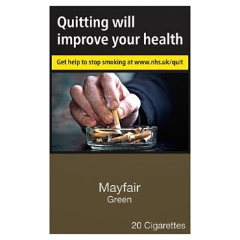 Mayfair Green 20 Cigarettes