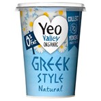 Yeo Valley Organic 0% Fat Greek Style Natural 450g
