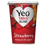 Yeo Valley Organic Strawberry Creamy Bio Live Yogurt 450g