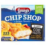 Young's Chip Shop 4 Large Cod Fillets 440g