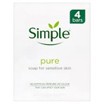 Simple Pure Soap for Sensitive Skin 4 x 125g