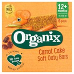 Organix Carrot Cake Soft Oaty Bars 12+ Months 6 x 30g (180g)