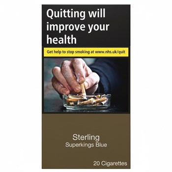 Sterling Superkings Blue 20 Cigarettes