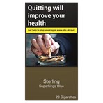 Sterling Superkings Blue 20 Cigarettes