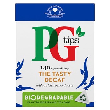 PG tips Decaffeinated Biodegradable Tea Bags 140