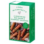 Linda McCartney's 6 Vegetarian Red Onion & Rosemary Sausages 270g