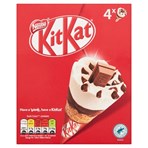 KitKat Vanilla & Chocolate Ice Cream Cones 4 x 110ml