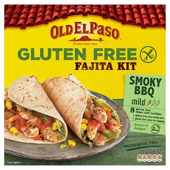 Old El Paso Gluten Free Fajita Kit Smoky BBQ 462g
