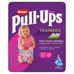 Huggies® Pull-Ups® Trainers Day, Girl, Size 2-4 Years, Nappy Size 5-6+, 20 Big Kid Training Pants