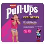 Huggies® Pull-Ups® Explorers, Girl, Size 1.5-3 Years, Nappy Size 4-5+, 24 Big Kid Pants