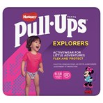 Huggies Pull-Ups Explorers, Girl, Size 9-18 Months, Nappy Size 3-4, 28 Big Kid Pants