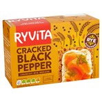 Ryvita Cracked Black Pepper Crunchy Rye Crispbreads 5 x 40g (200g)
