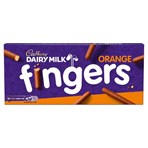 Cadbury Dairy Milk Orange Fingers Chocolate Biscuits 114g