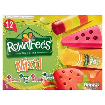 Rowntree's Mixed Pack Ice Lollies 12 Pack