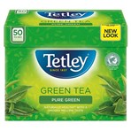 Tetley Green Tea Pure Green 50 Tea Bags 100g