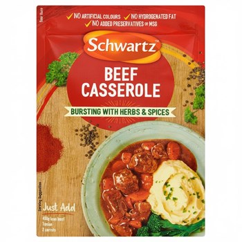 Schwartz Beef Casserole Recipe Mix 43g