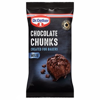 Dr. Oetker Milk Chocolate Chunks 100g