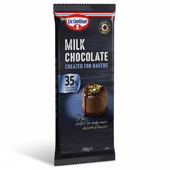 Dr. Oetker 35% Milk Chocolate Bar 150g
