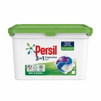 Persil 3 in 1 Bio Laundry Washing Capsules 15 Wash