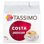 Tassimo Costa Americano Coffee Pods x12