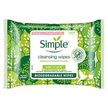 Simple Cleansing Facial Wipes 7 wipes