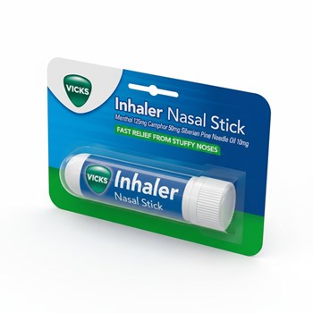 Vicks Inhaler fast acting medicine for blocked nose relief Stick