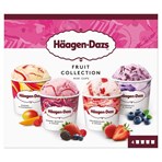 Hagen-Dazs Mini Cups Fruit Collection Ice Cream 4 x 95ml