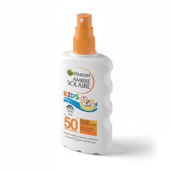 Garnier Ambre Solaire Kids Water Resistant Sun Cream Spray SPF50+ 200 ml
