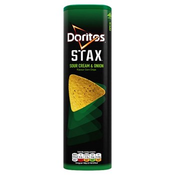 Doritos Stax Sour Cream & Onion Sharing Snacks 170g