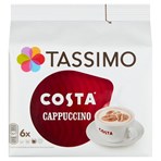 Tassimo Costa Cappuccino Coffee Pods x6