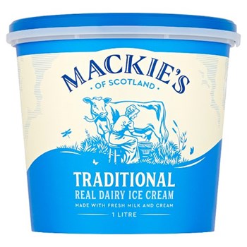 Mackie's of Scotland Traditional Real Dairy Ice Cream 1 Litre