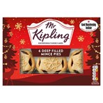 Mr Kipling 6 Deep Filled Mince Pies