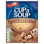 Batchelors Cup a Soup Cream of Mushroom with Croutons 4 Sachets 99g