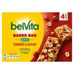 Belvita Breakfast Cranberry & Hazelnut Baked Bar 4 Pack 160g