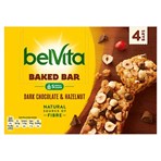 Belvita Breakfast Dark Chocolate & Hazelnut Baked Bar 4 Pack 160g