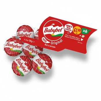 Mini Babybel Original Cheese Snacks 6 x 20g (120g)